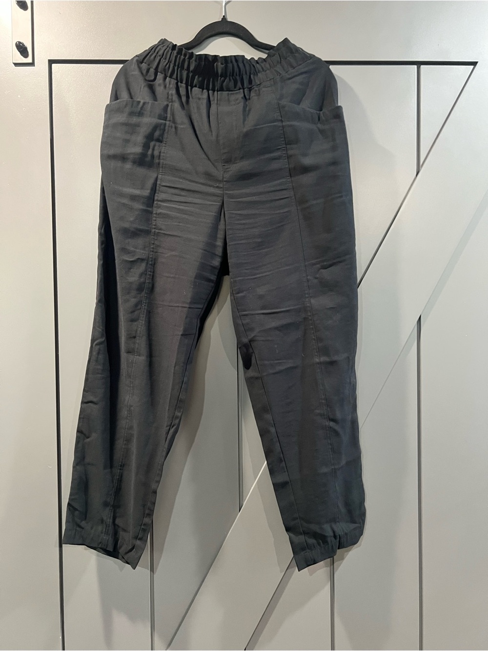 a new day Black Elastic-Waist ankle Pants